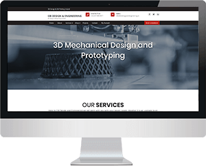 OB Design and Engineering Website miniatura